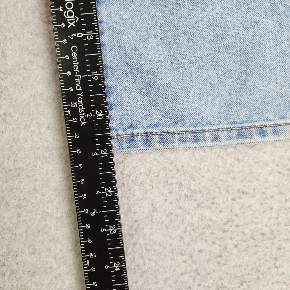Old Navy Jeans Girls Size 8 Blue Denim Baggy Wide Leg High‎ Rise Built-In Tough